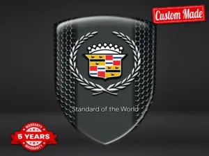 Cadillac Adesivo Silicone Custom Lusso Veicoli Eleganti